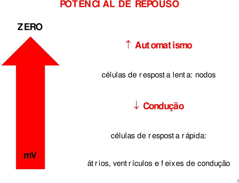 Condução células de resposta rápida: