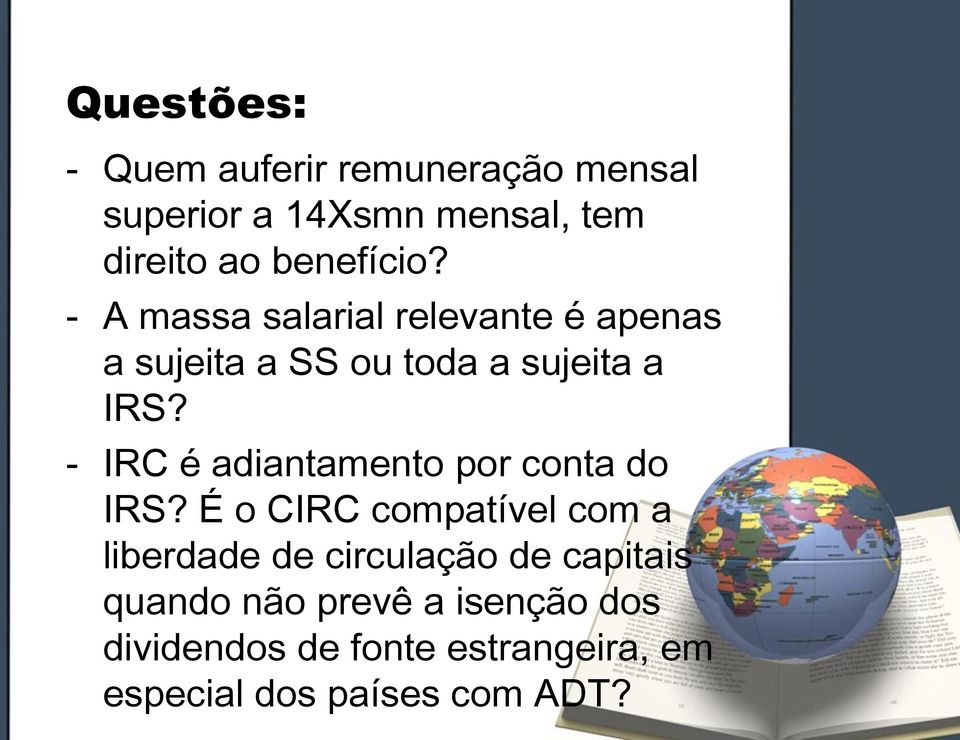 - IRC é adiantamento por conta do IRS?