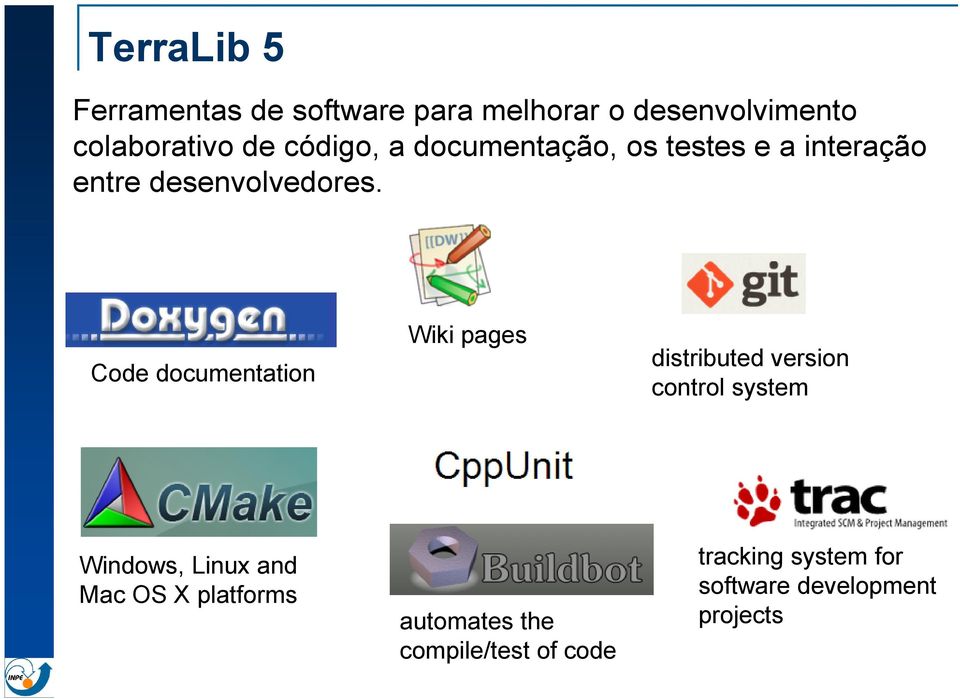 Code documentation Wiki pages distributed version control system Windows, Linux and