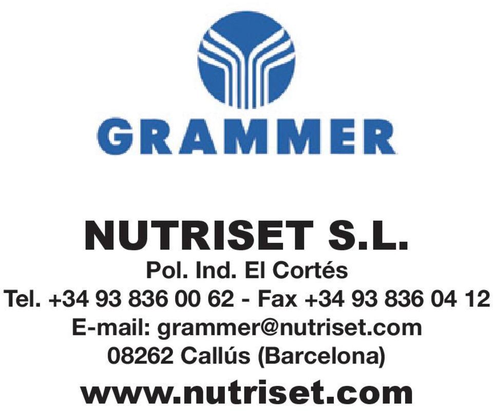 12 E-mail: grammer@nutriset.