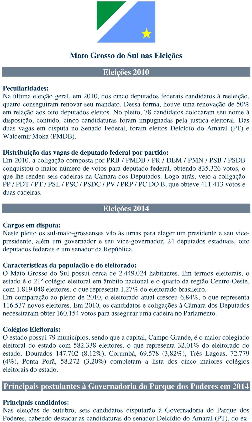 No pleito, 78 candidatos colocaram seu nome à disposição, contudo, cinco candidaturas foram impugnadas pela justiça eleitoral.