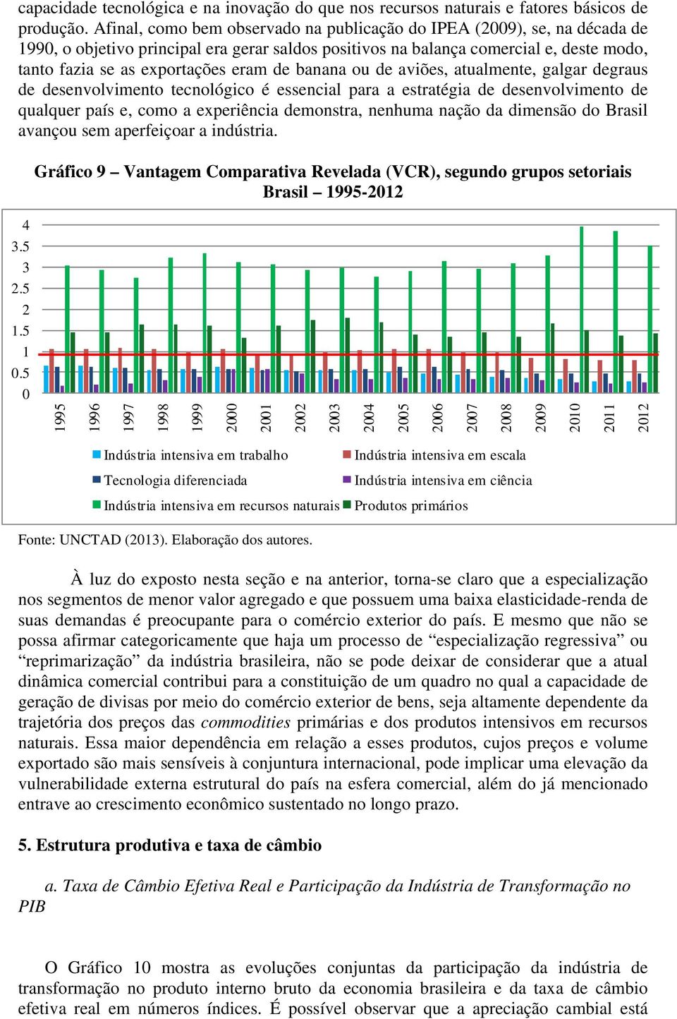 de banana ou de aviões, atualmente, galgar degraus de desenvolvimento tecnológico é essencial para a estratégia de desenvolvimento de qualquer país e, como a experiência demonstra, nenhuma nação da