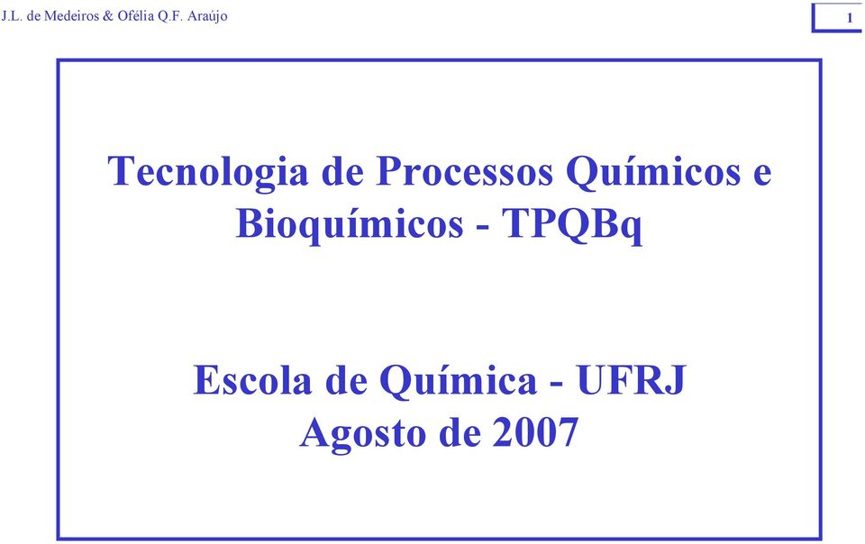 Bioquímicos - TPQBq