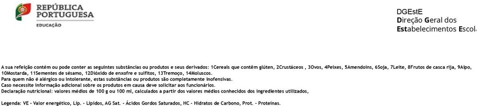 Para quem não é alérgico ou intolerante, estas substâncias ou produtos são completamente inofensivas.