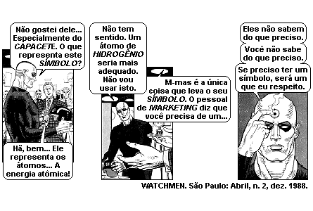 1. (Ufg 2006) Observe o trecho da história em quadrinhos a seguir, no qual há a representação de um modelo atômico para o hidrogênio.