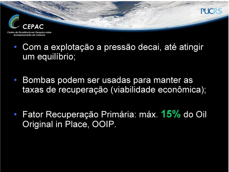 taxas de recuperação (viabilidade econômica); Fator