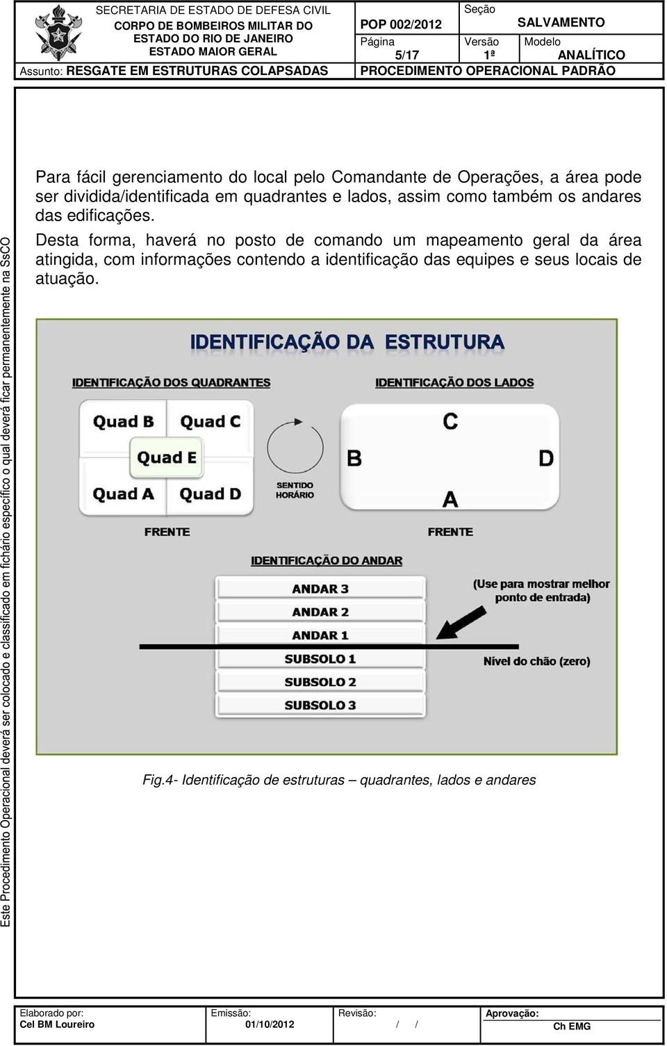 Desta forma, haverá no posto de comando um mapeamento geral da área atingida, com informações