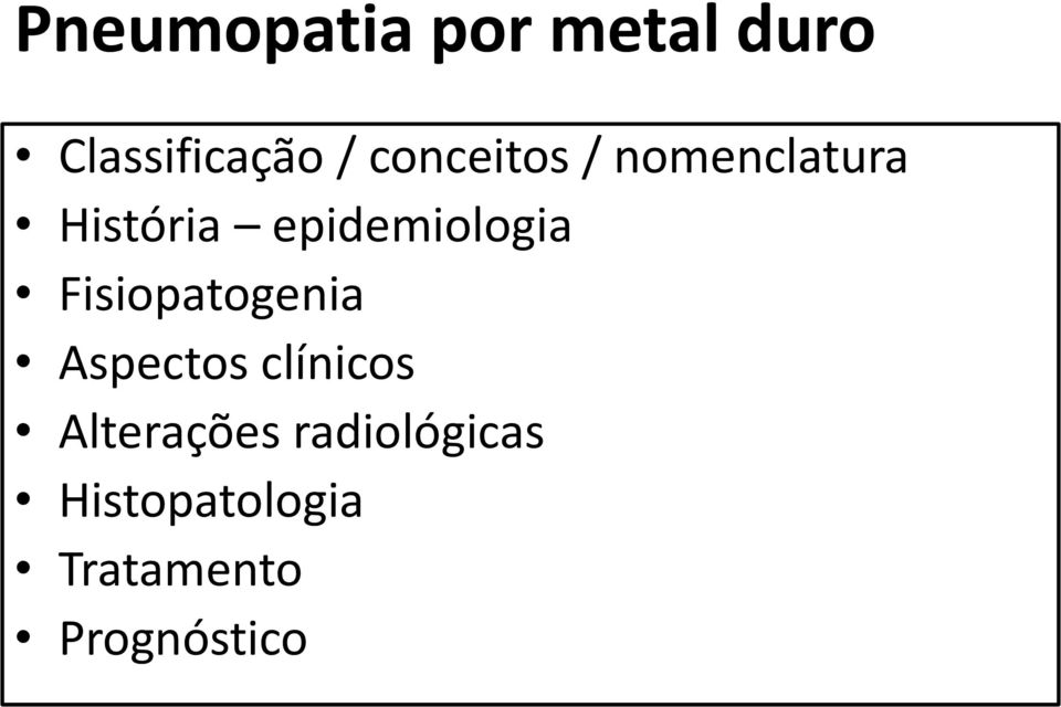 epidemiologia Fisiopatogenia Aspectos clínicos