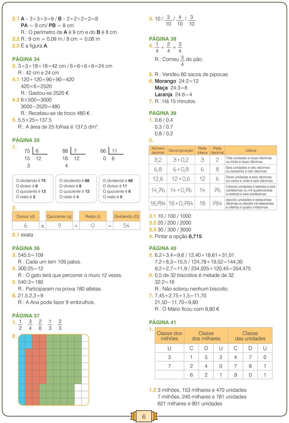 O dividendo é 75 O divisor é 6 O quociente é O resto é 88 7 8 O dividendo é 88 O divisor é 8 O quociente é O resto é 66 0 6 O dividendo é 66 O divisor é O quociente é 6 O resto é 0 Divisor (d)