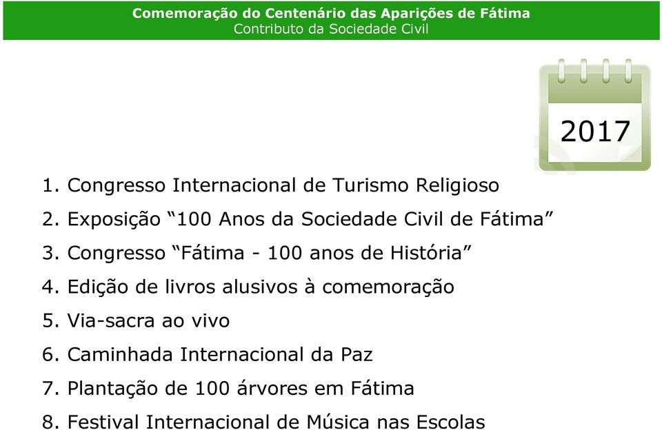 Congresso Fátima - 100 anos de História 4.