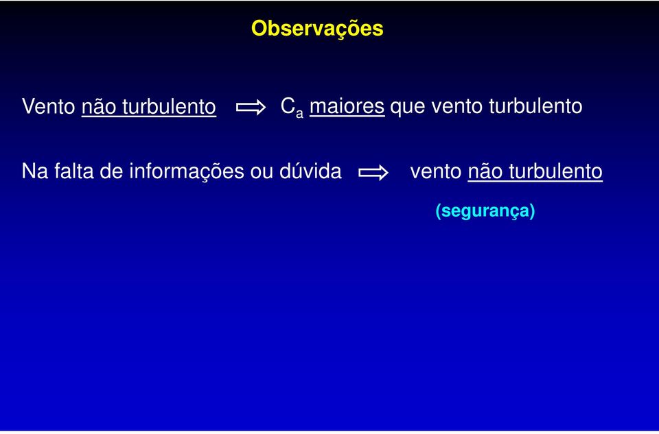 Na falta de informações ou