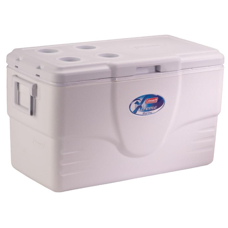 70 QT MARINE 3000001198 76501377996 Capacidade 64,6 L (98 latas de 0,33L) Capacidade de conservação (frio) 47 h 05 m com acumuladores Freez Pack (vendidos por separados) 2 pegas ergonómicas laterais.