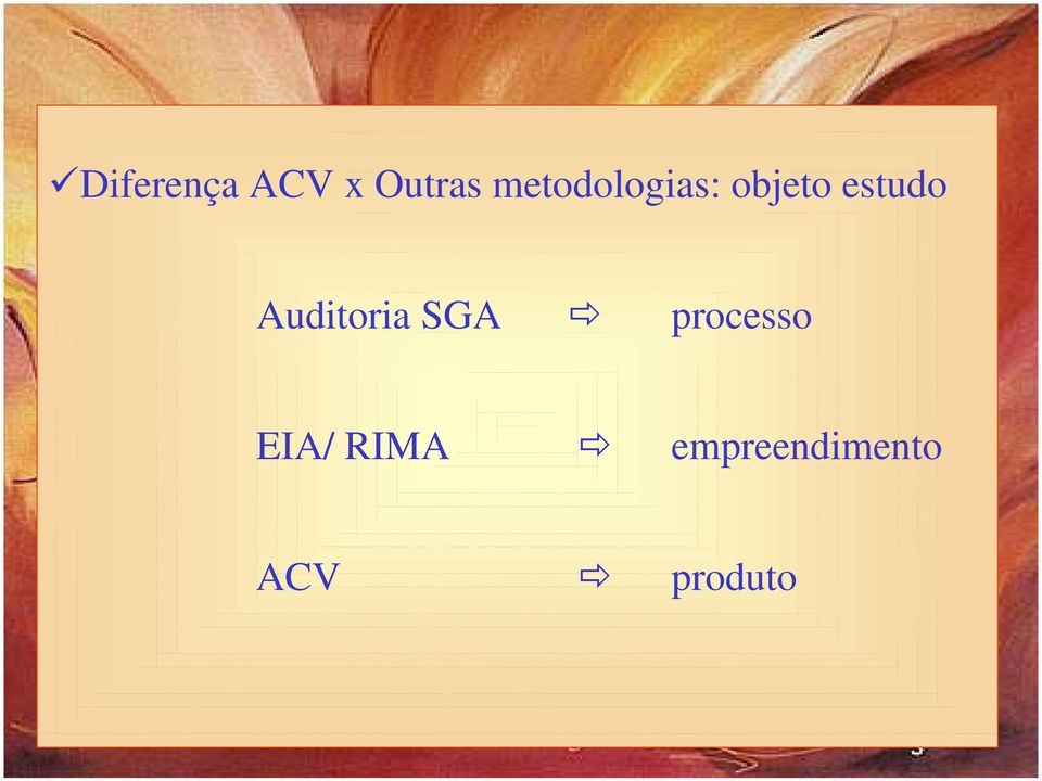 Auditoria SGA " processo EIA/