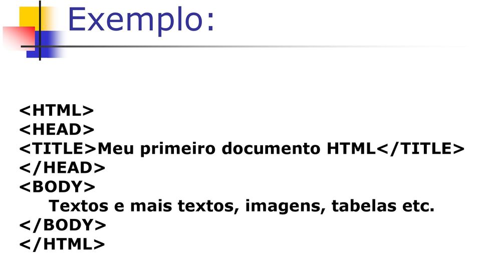 </HEAD> <BODY> Textos e mais