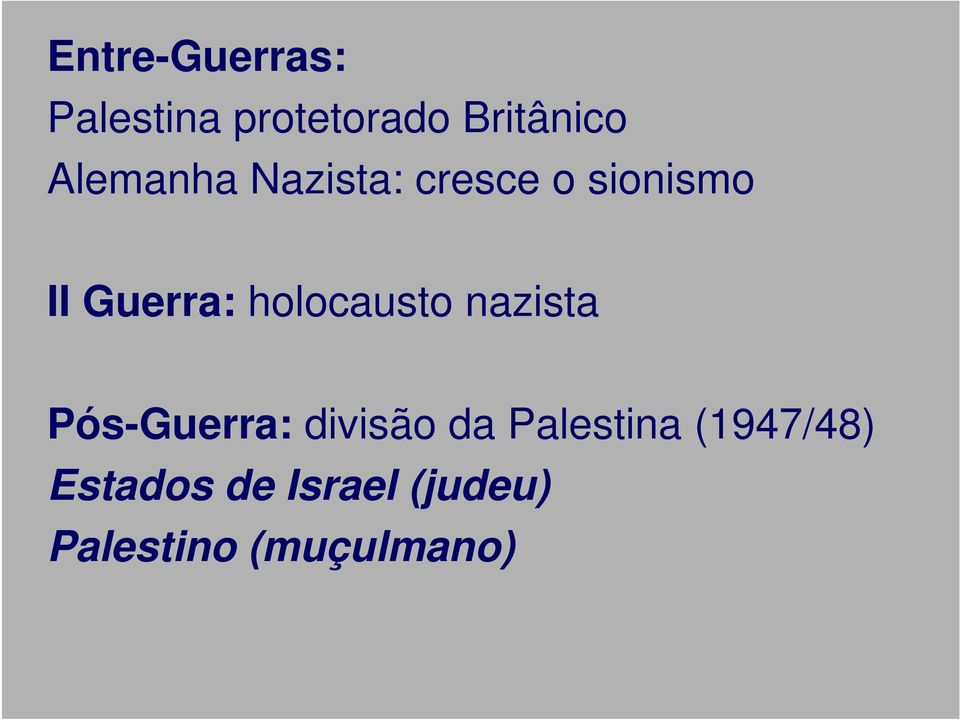 holocausto nazista Pós-Guerra: divisão da