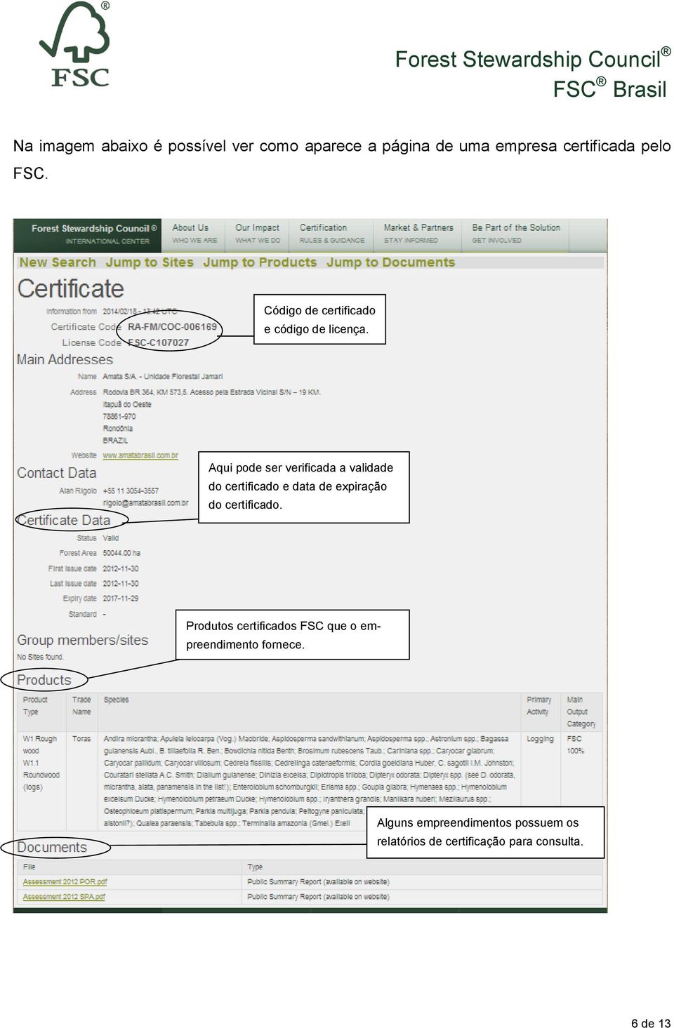 Aqui pode ser verificada a validade do certificado e data de expiração do certificado.