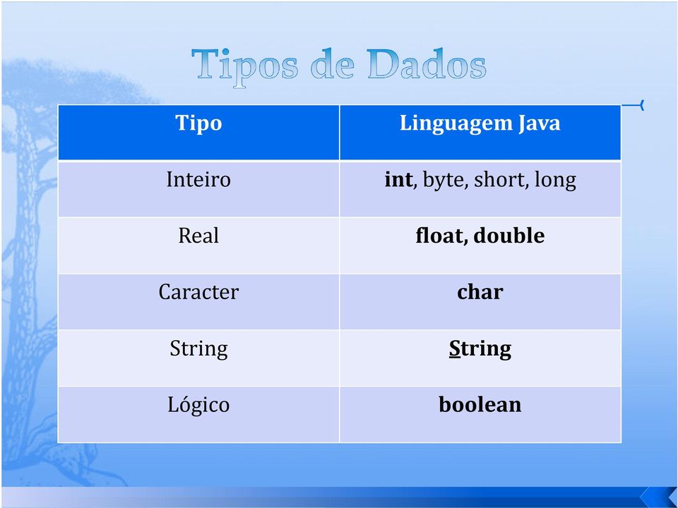Java int, byte, short, long