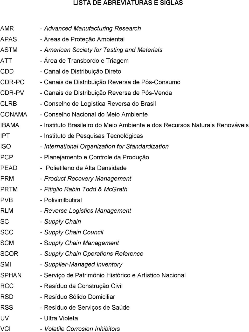 Distribuição Reversa de Pós-Venda - Conselho de Logística Reversa do Brasil - Conselho Nacional do Meio Ambiente - Instituto Brasileiro do Meio Ambiente e dos Recursos Naturais Renováveis - Instituto