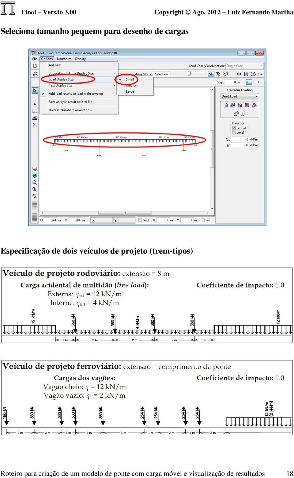 (trem-tipos) Roteiro para criação de um modelo