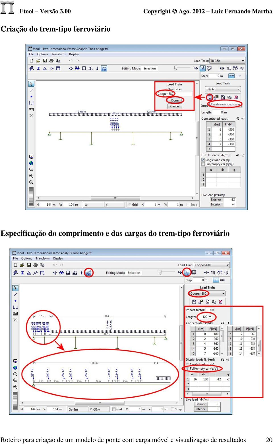 ferroviário Roteiro para criação de um modelo