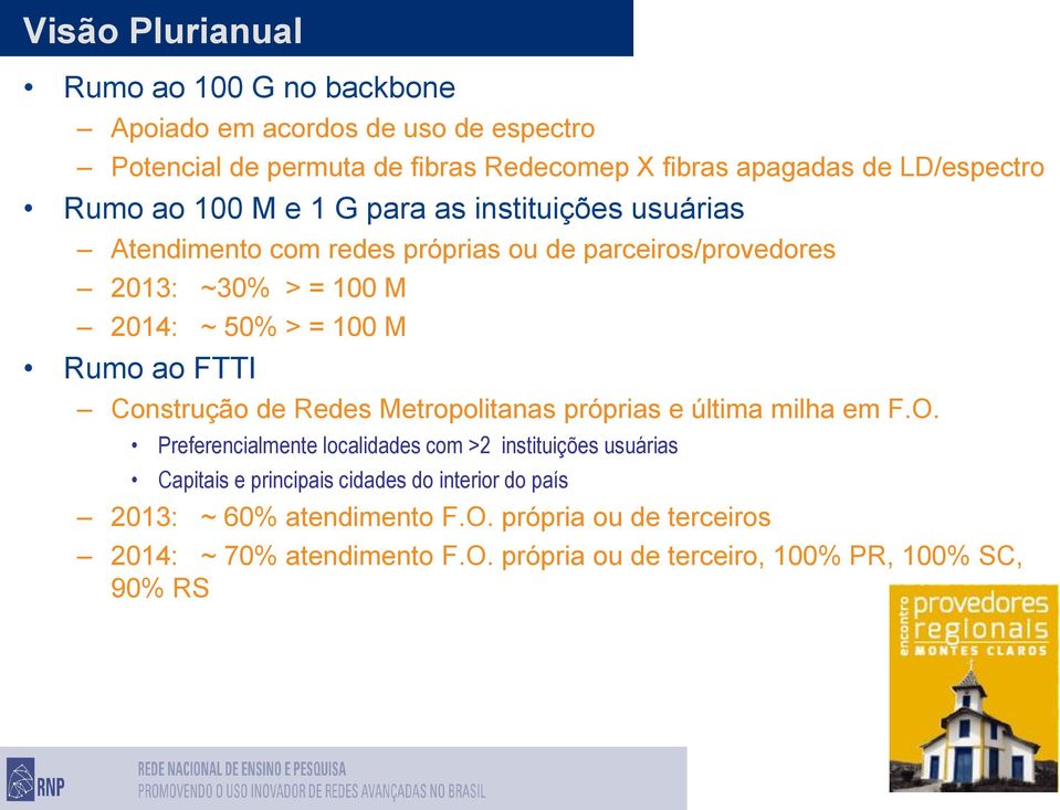 ao FTTI Construção de Redes Metropolitanas próprias e última milha em F.O.