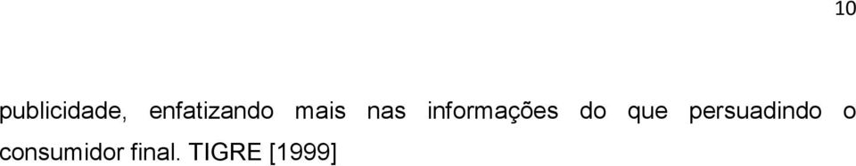 informações do que