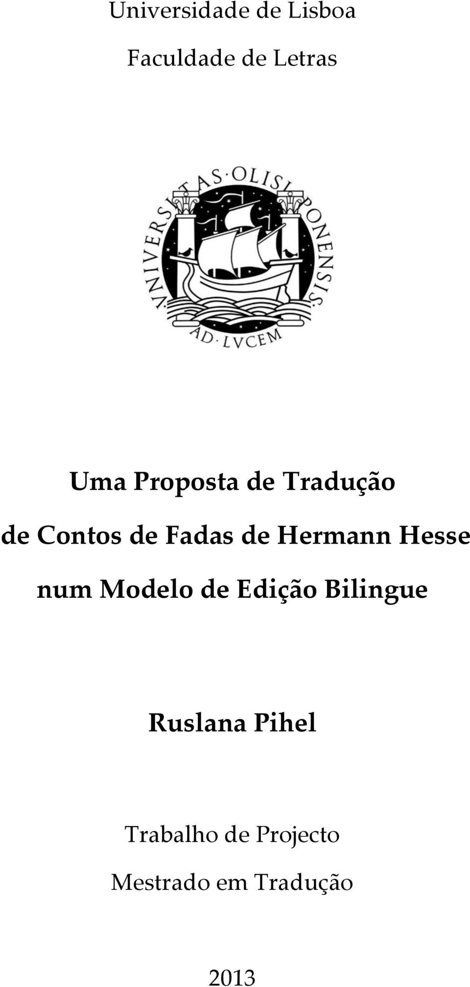 Hermann Hesse num Modelo de Edição Bilingue