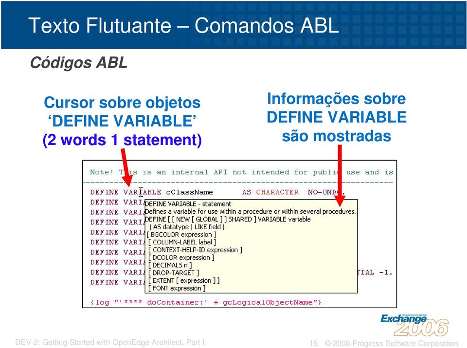 VARIABLE (2 words 1 statement)