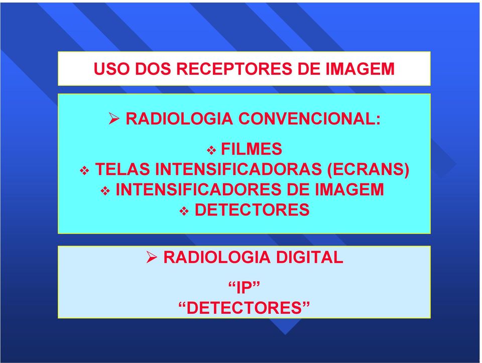 INTENSIFICADORAS (ECRANS)