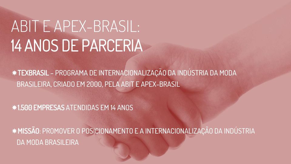 PELA ABIT E APEX-BRASIL 1.