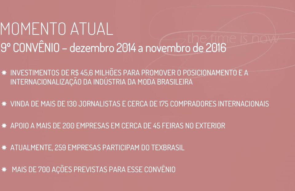 JORNALISTAS E CERCA DE 175 COMPRADORES INTERNACIONAIS APOIO A MAIS DE 200 EMPRESAS EM CERCA DE 45