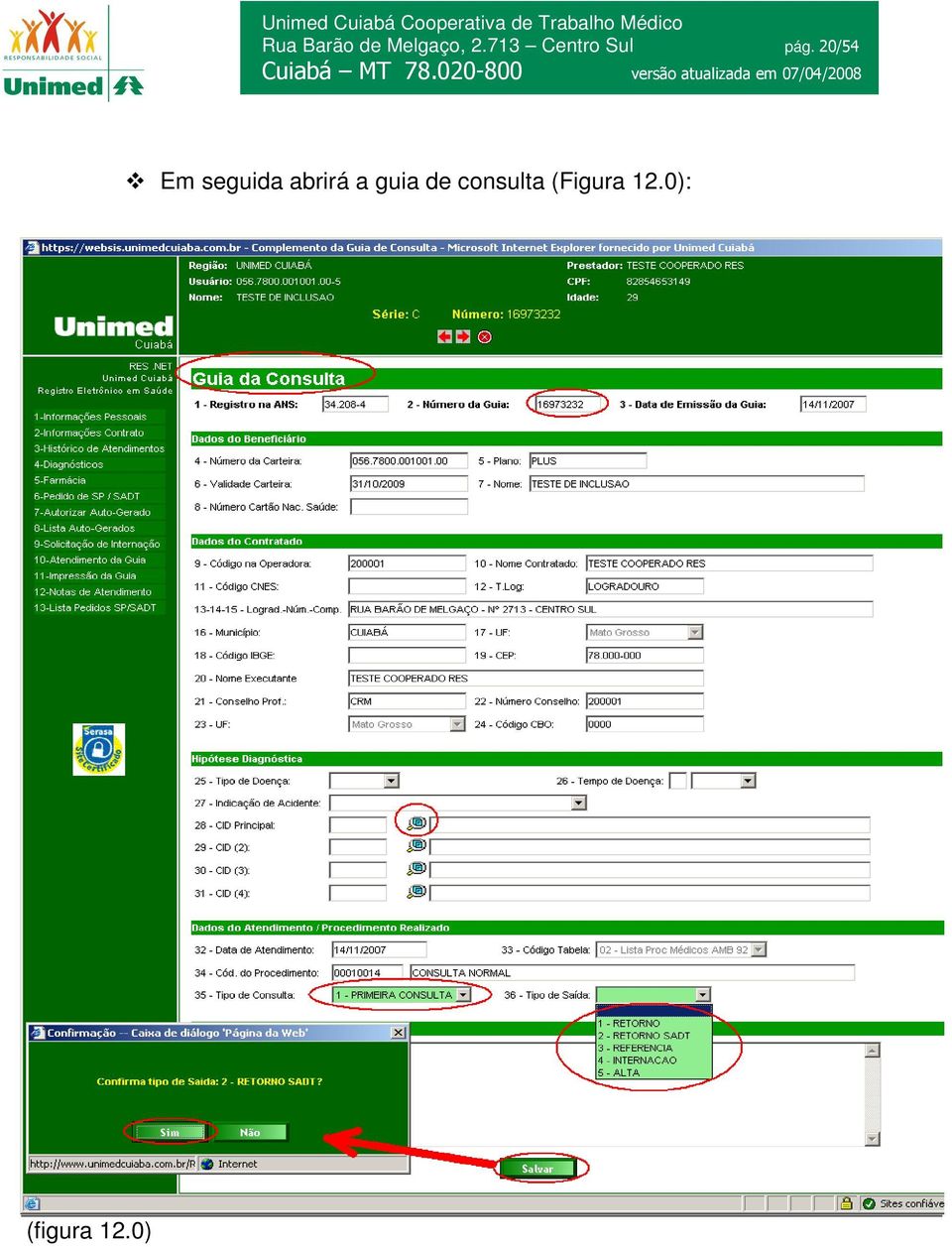 20/54 Em seguida abrirá a