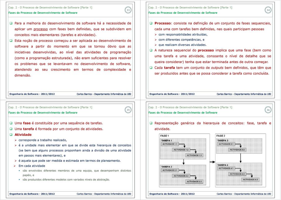 a programação estruturada), não eram suficientes para resolver os problemas que se levantavam no desenvolvimento de software, atendendo ao seu crescimento em termos de complexidade e dimensão.