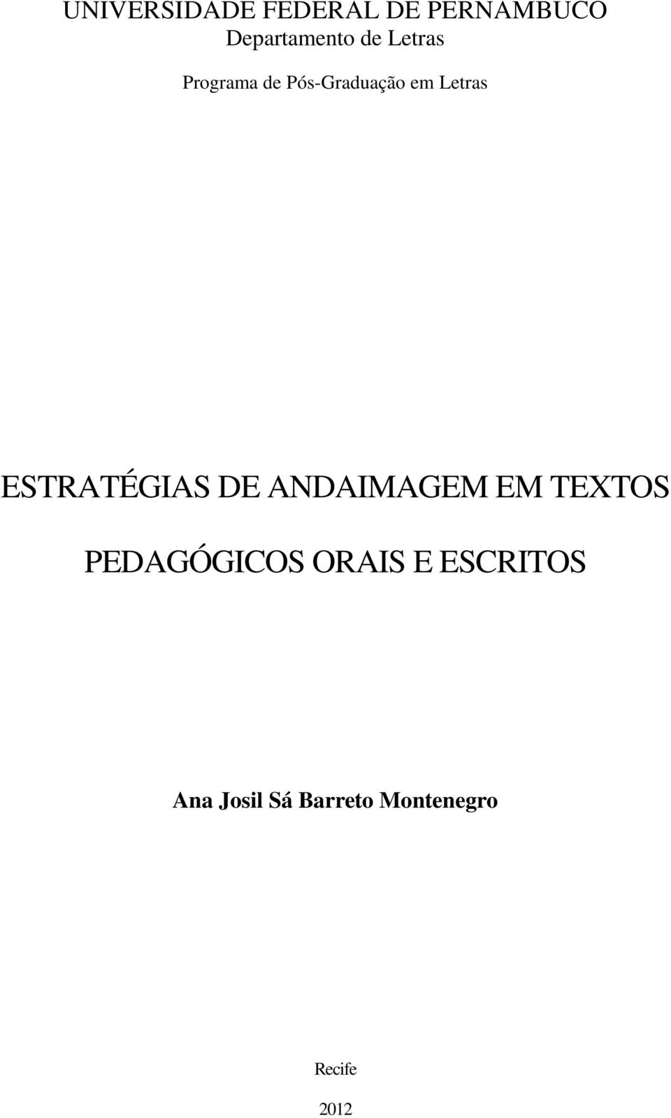 ESTRATÉGIAS DE ANDAIMAGEM EM TEXTOS PEDAGÓGICOS