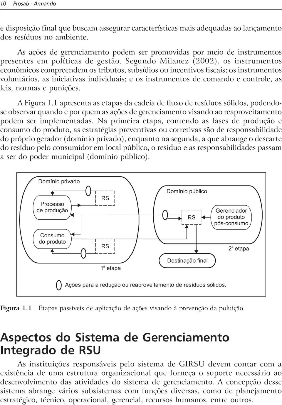 Segundo Milanez (2002), os instrumentos econômicos compreendem os tributos, subsídios ou incentivos fiscais; os instrumentos voluntários, as iniciativas individuais; e os instrumentos de comando e