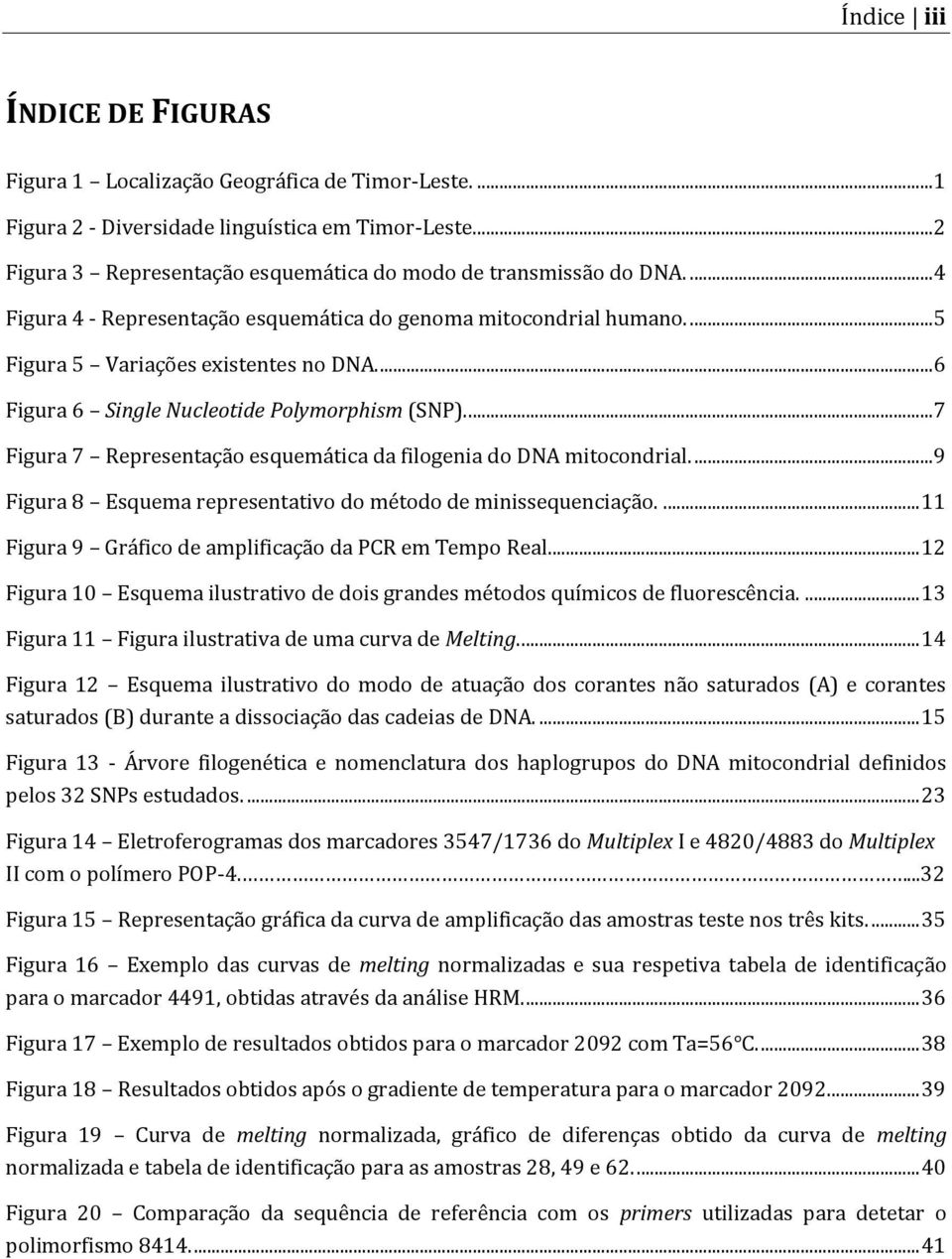 ..7 Figura 7 Representação esquemática da filogenia do DNA mitocondrial....9 Figura 8 Esquema representativo do método de minissequenciação.... 11 Figura 9 Gráfico de amplificação da PCR em Tempo Real.