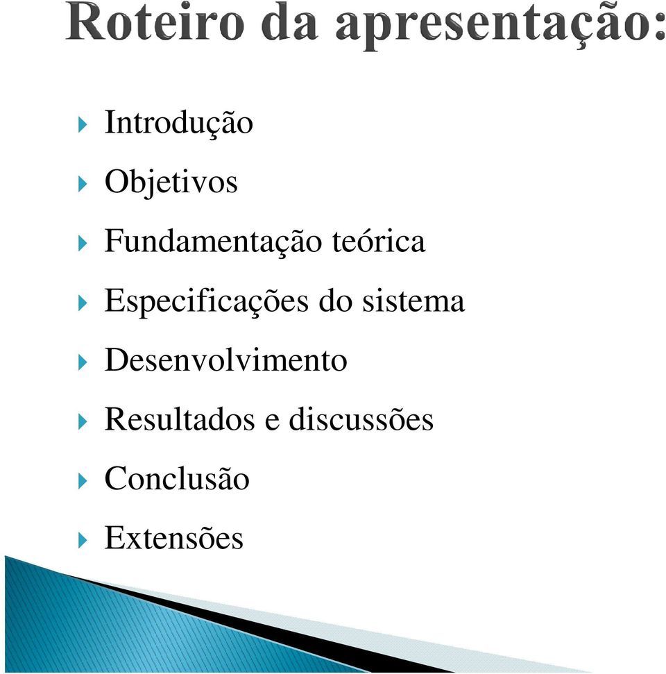 Especificações do sistema