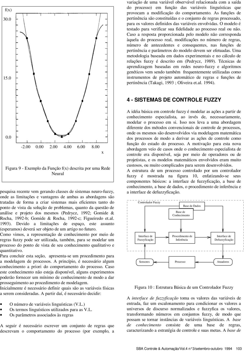 proporcionada pelo modelo não corresponda àquela do processo real, modificações no número de regras, número de antecedentes e consequentes, nas funções de pertinência e parâmetros do modelo devem ser