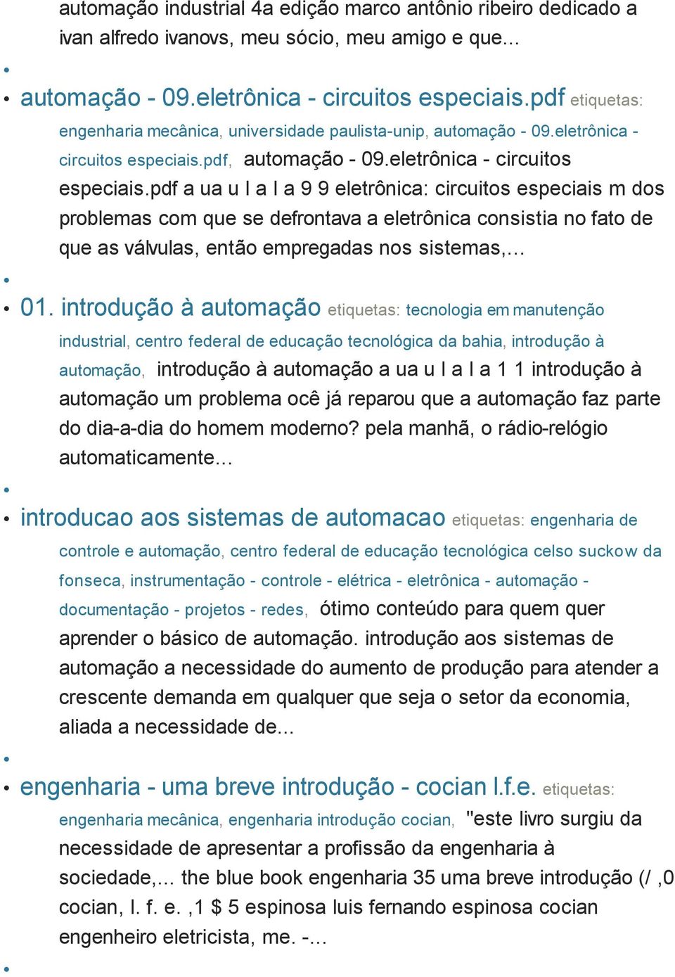 pdf, automação - 09.eletrônica - circuitos especiais.