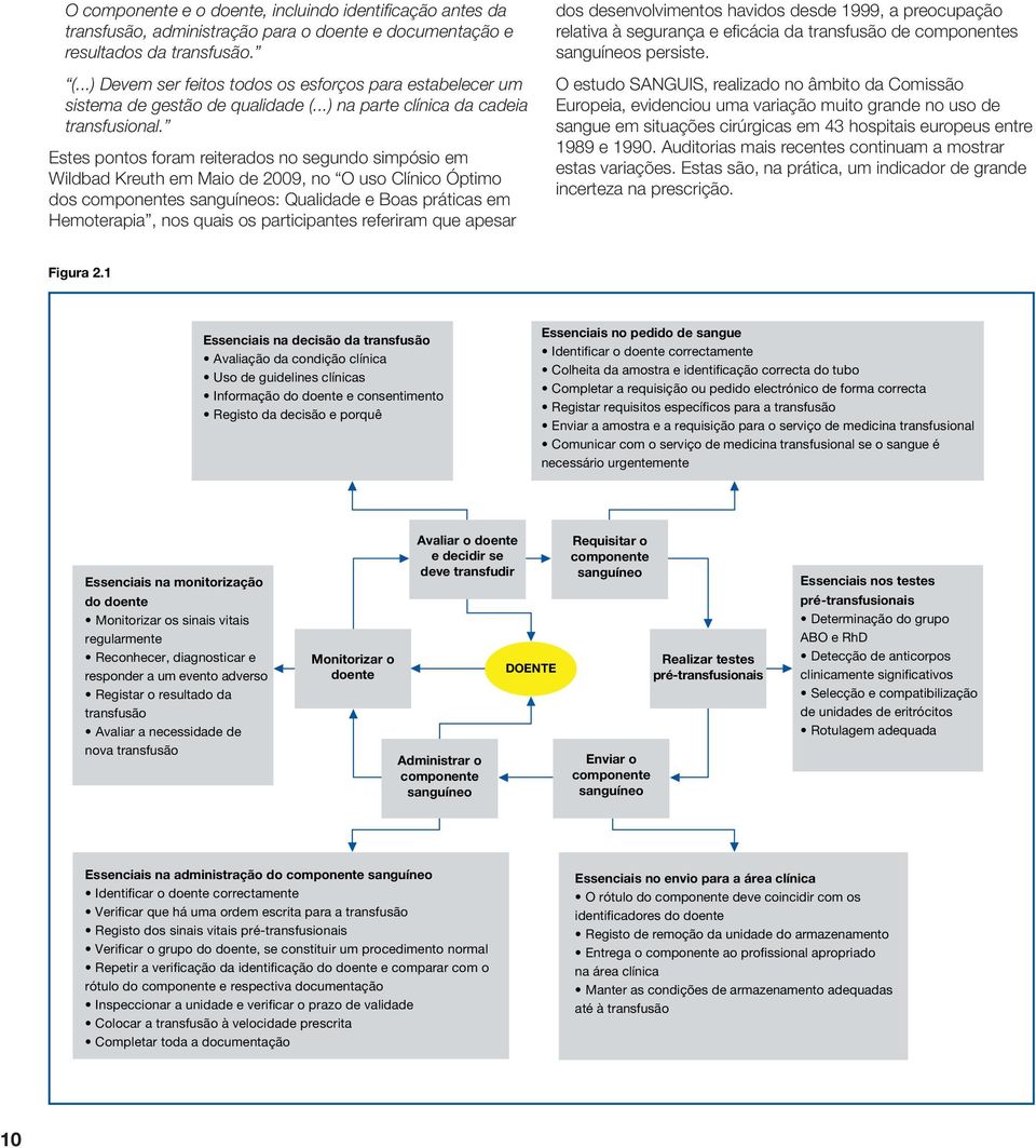 Estes pontos foram reiterados no segundo simpósio em Wildbad Kreuth em Maio de 2009, no O uso Clínico Óptimo dos componentes sanguíneos: Qualidade e Boas práticas em Hemoterapia, nos quais os