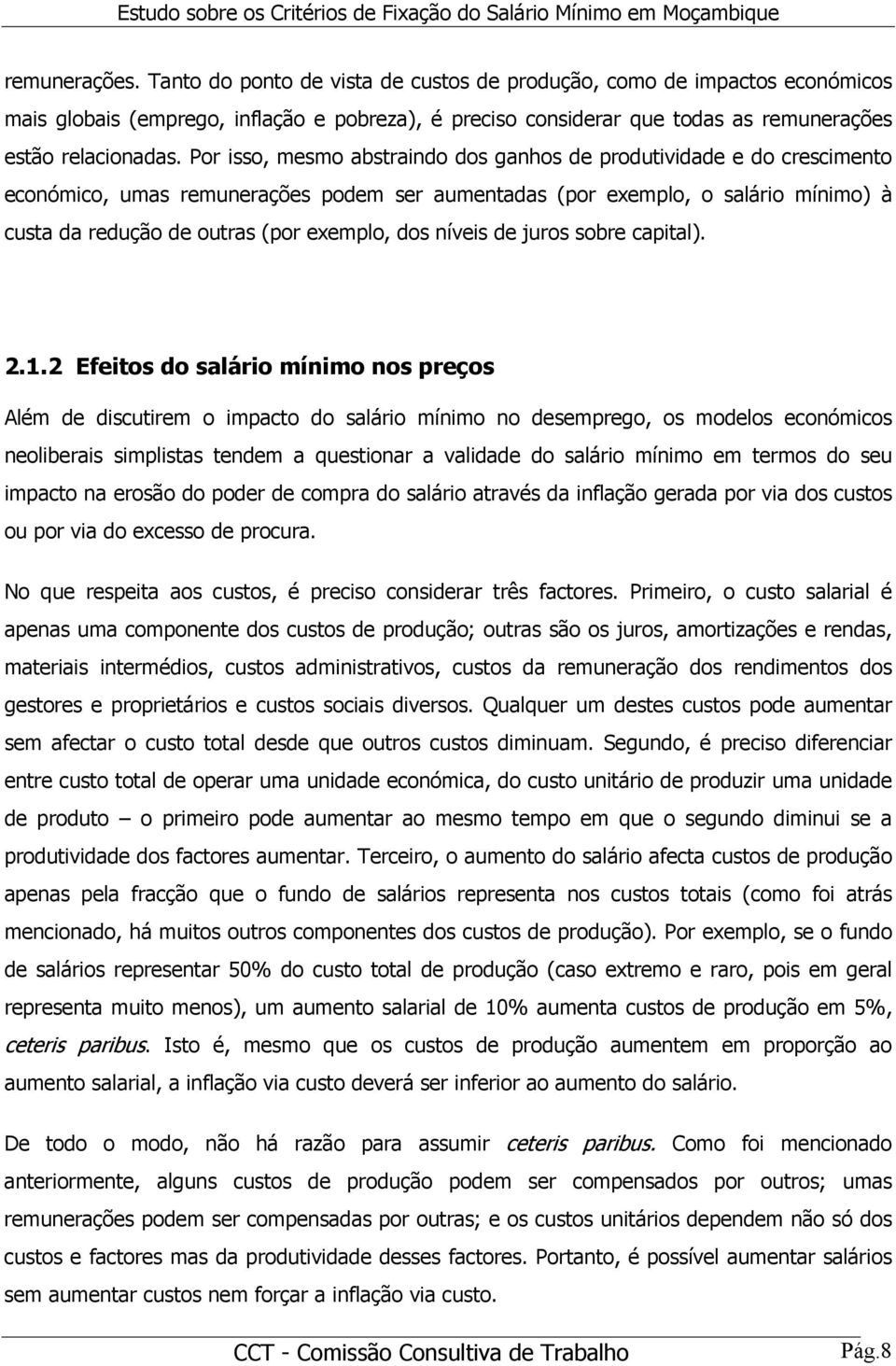 dos níveis de juros sobre capital). 2.1.