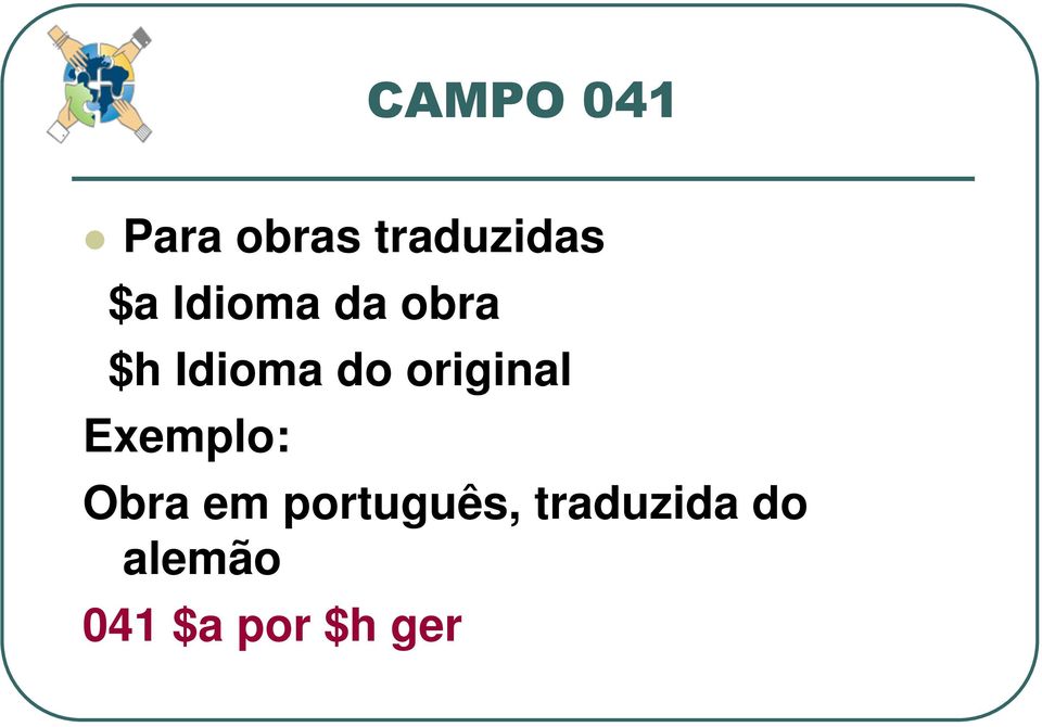 original Exemplo: Obra em