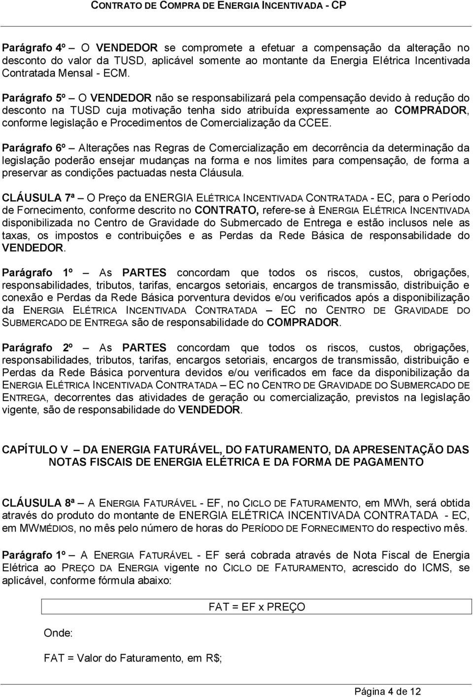 Procedimentos de Comercialização da CCEE.