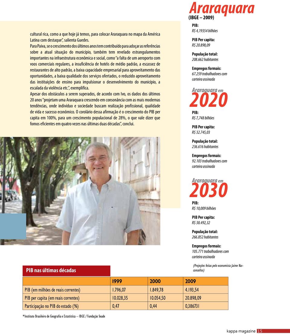 econômica e social, como a falta de um aeroporto com voos comerciais regulares, a insuficiência de hotéis de médio padrão, a escassez de restaurantes de alto padrão, a baixa capacidade empresarial