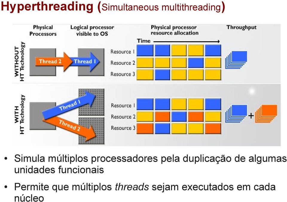 duplicação de algumas unidades funcionais