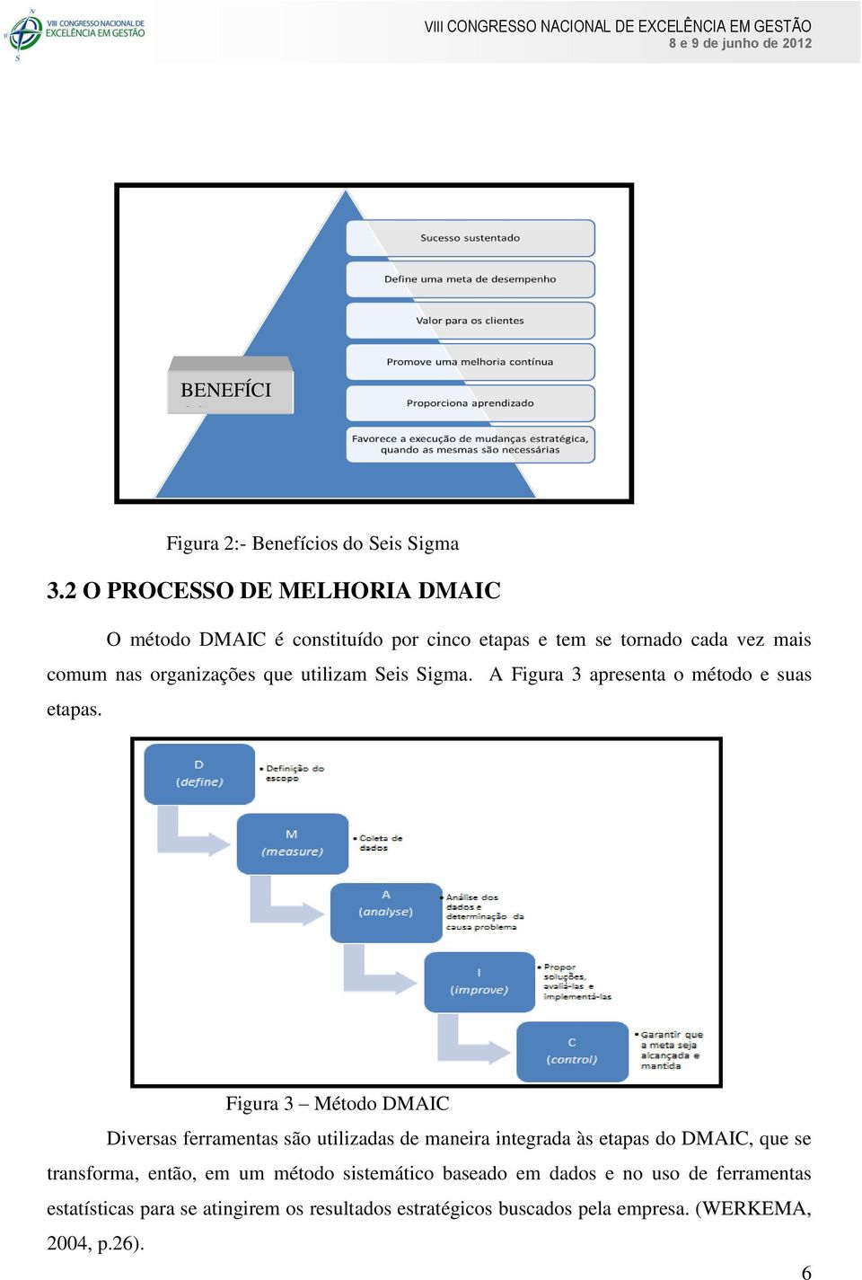 utilizam Seis Sigma. A Figura 3 apresenta o método e suas etapas.