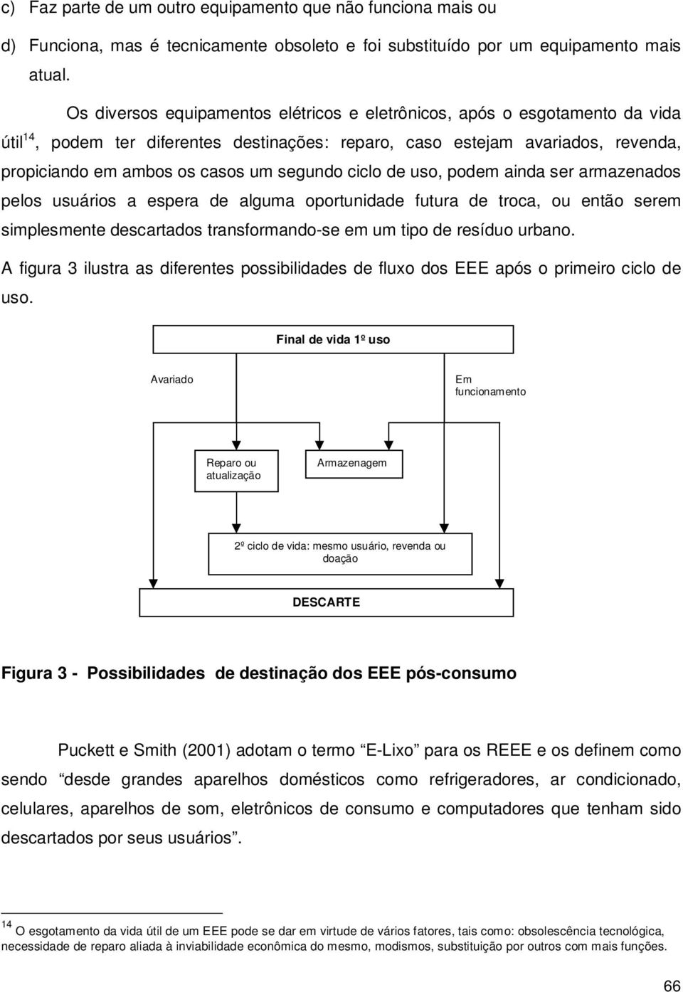 segundo ciclo de uso, podem ainda ser armazenados pelos usuários a espera de alguma oportunidade futura de troca, ou então serem simplesmente descartados transformando-se em um tipo de resíduo urbano.