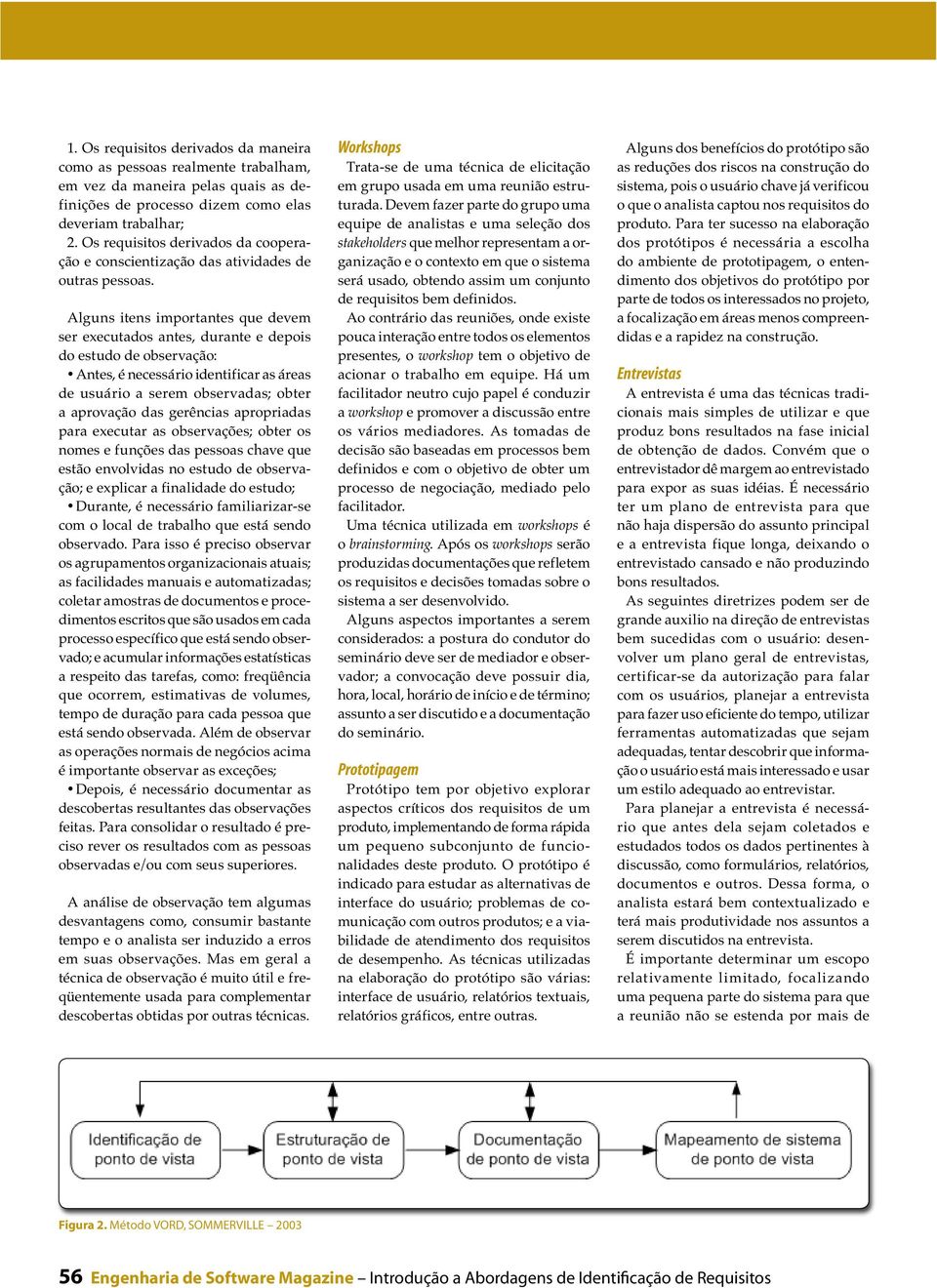 Alguns itens importantes que devem ser executados antes, durante e depois do estudo de observação: Antes, é necessário identificar as áreas de usuário a serem observadas; obter a aprovação das