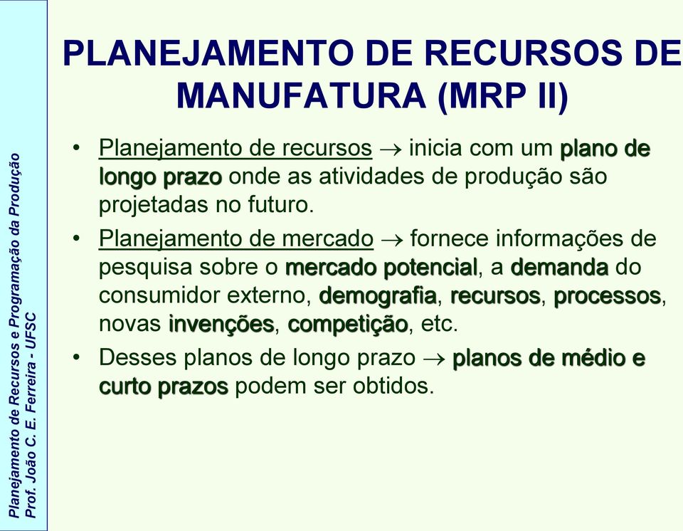 Planejamento de mercado fornece informações de pesquisa sobre o mercado potencial, a demanda do consumidor