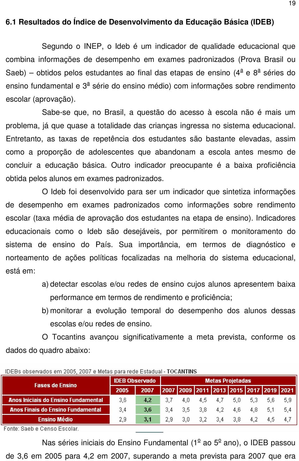 Sabe-se que, no Brasil, a questão do acesso à escola não é mais um problema, já que quase a totalidade das crianças ingressa no sistema educacional.